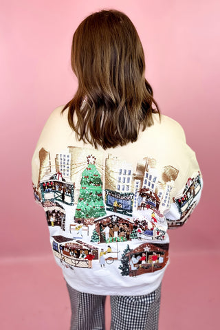Queen Of Sparkles: Multi Christmas Market Sweatshirt