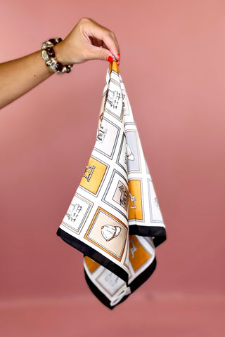 Hunt Club Equestrian Silk Scarf - Multi