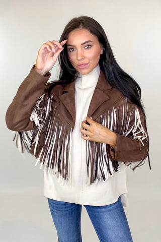 Broadway Street Fringe Jacket