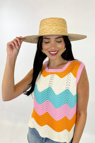 Seeking Sunshine Wide Brim Hat