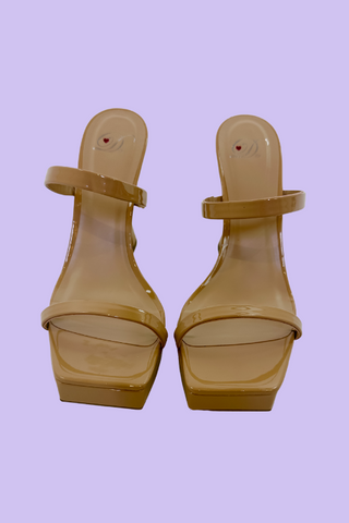 Lead Me There Heel in Camel