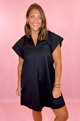 Something About You Mini Dress- Black