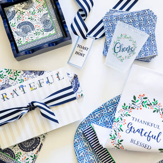 Turkey Toile Paper Cocktail Napkins