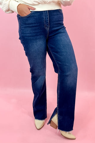 Megan High Rise Straight Jean