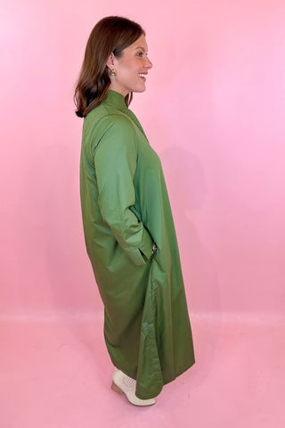 Without A Doubt Midi Dress - Olive