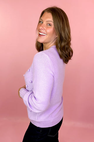 Home Again Sweater - Lilac
