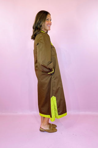 Bound To Be Midi Dress - Brown