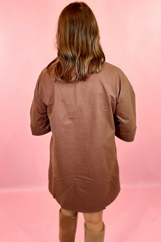 Made For More Mini Dress - Brown