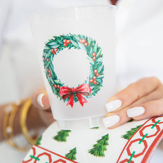 Berry Christmas Wreath Shatterproof Cups