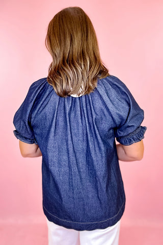 Cool As Can Be Top - Indigo