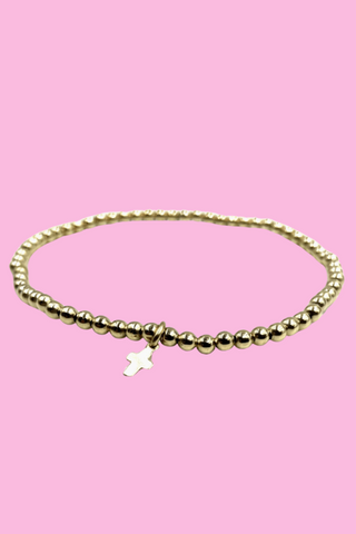 Luxe Cross Karma Bracelet (3mm)