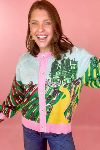 Queen Of Sparkles: Licensed Yellow Brick Road To Oz Cardigan