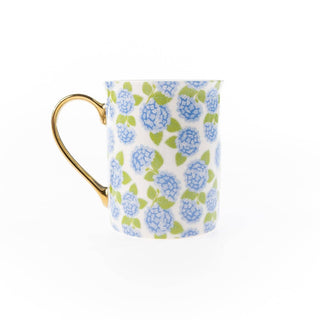 Hydrangea Gold Hangle Mug