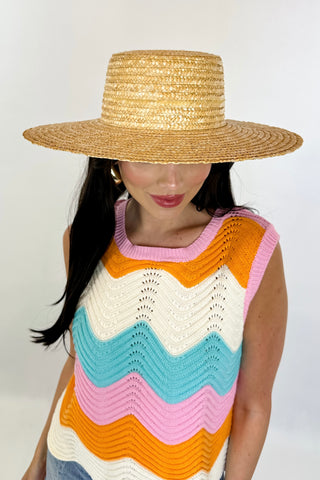 Seeking Sunshine Wide Brim Hat