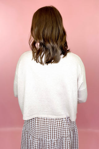 Kerisma: Aja Ortho Solid Knit Top - Ecru