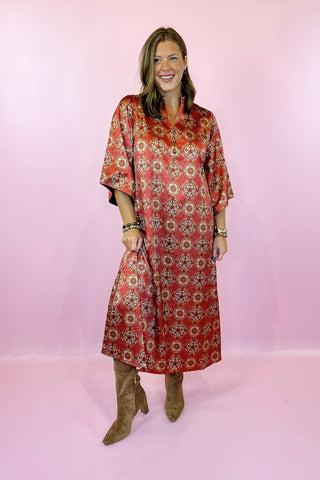 Midi Dress Desert Jewel
