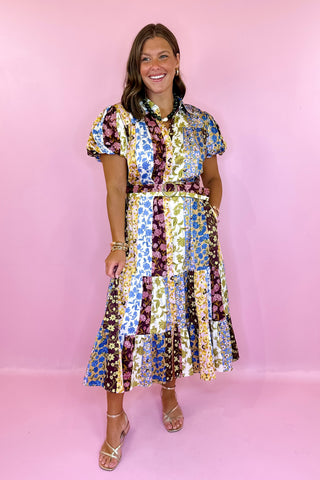 Alden Adair Luna Maxi Dress Golden Bouquet
