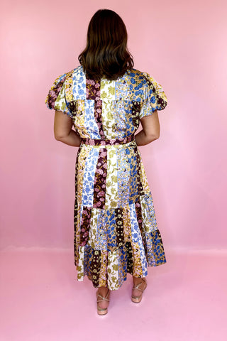 Alden Adair Luna Maxi Dress Golden Bouquet
