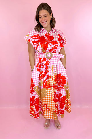 Alden Adair Rose Maxi Dress Floral Picnic