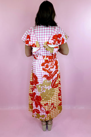 Alden Adair Rose Maxi Dress Floral Picnic