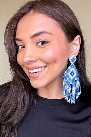 Indian Summer Fringe Earrings