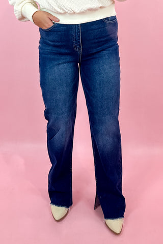 Megan High Rise Straight Jean