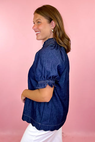 Cool As Can Be Top - Indigo
