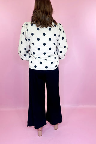 Black Working Overtime Wide Leg Cropped Pull On Pant Black