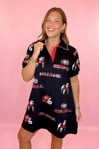 Brianna Cannon Georgia Logo Patch Dress