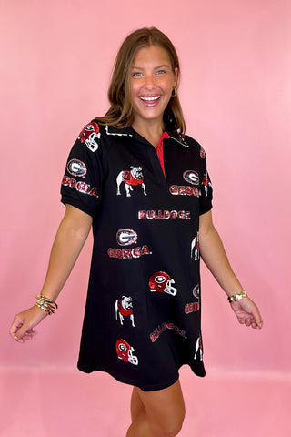 Brianna Cannon Georgia Logo Patch Dress
