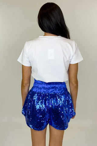 Shine All Night Sequin Skort