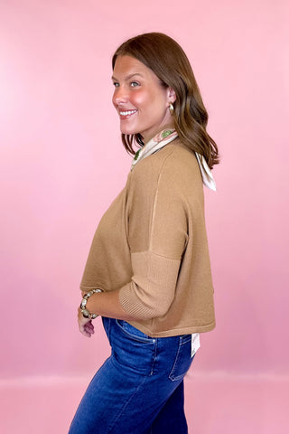 Kerisma: Aja Ortho Solid Knit Top - Walnut
