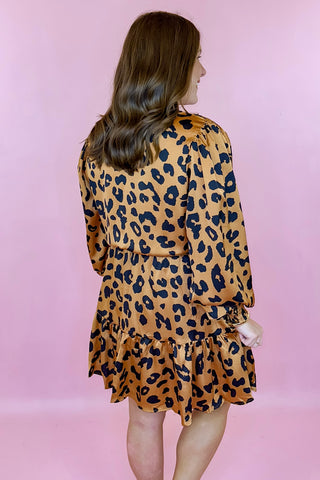 plus size leopard dress