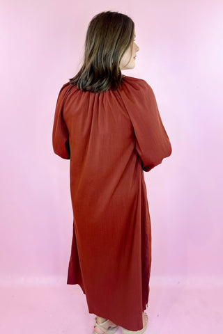 Better Believe It Floral Maxi Dress - Chesnut