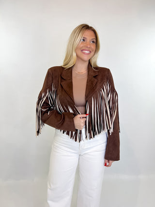 Broadway Street Fringe Jacket