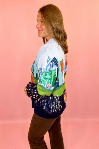 Queen Of Sparkles: Multi Thanksgiving Parade Sweater