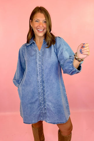 Denim Mini Dress