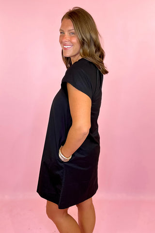 Something About You Mini Dress- Black