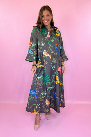 House Of MBR: Feather Frolic© Ruthie Shirt Dress Long