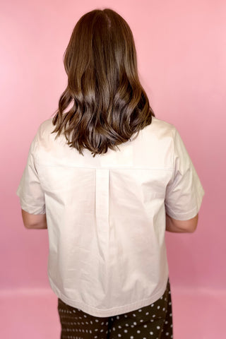 Simple Poetry Top - Beige