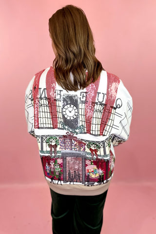 Queen Of Sparkles: Multi Store At Christmas Time Window Display Sweatshirt