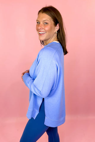 PLUS Keeping Cozy Sweatshirt - Cornflower Blue
