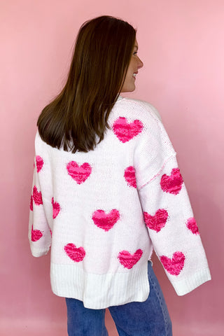 Heart Eyes Embroidered Sweater