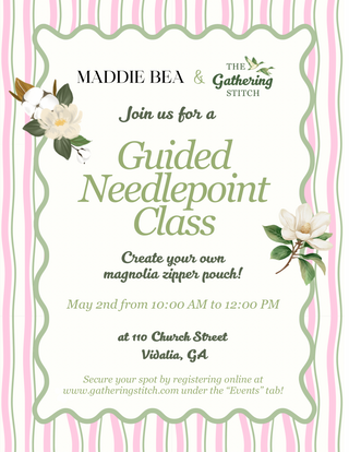 GUIDED NEEDLEPOINT CLASS