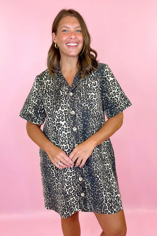 Forever Feelings Leopard Mini Dress