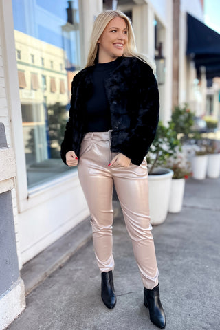 Full Disclosure Faux Leather Pants