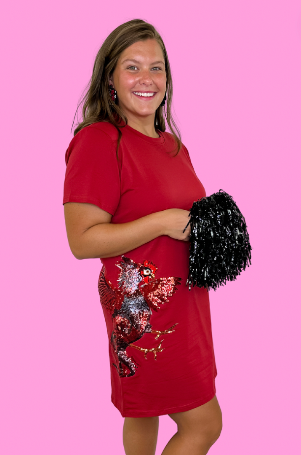 Sparkle City South Carolina Gamecocks Wrap Around Dress