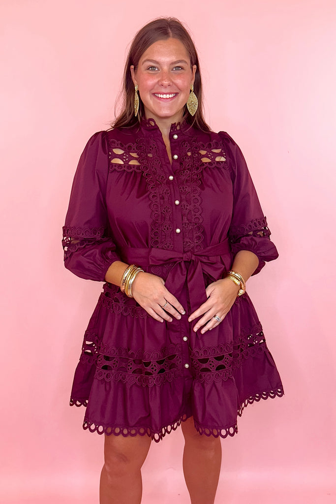 Merlot Lace dress