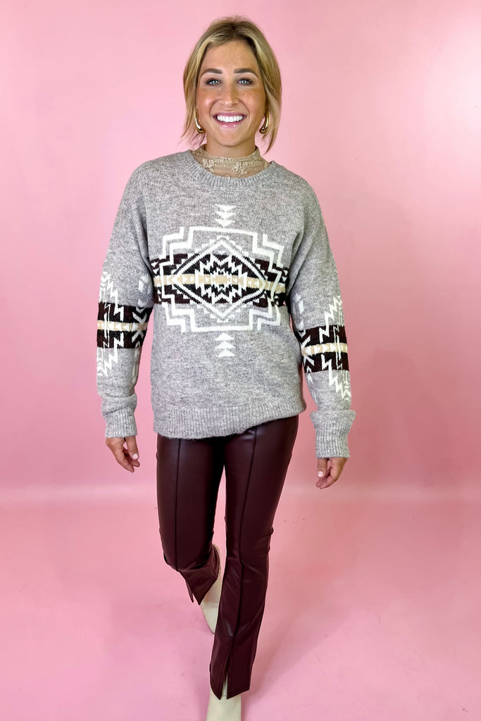 aztec sweater