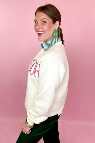 HollyJolly Embroidered Sweatshirt